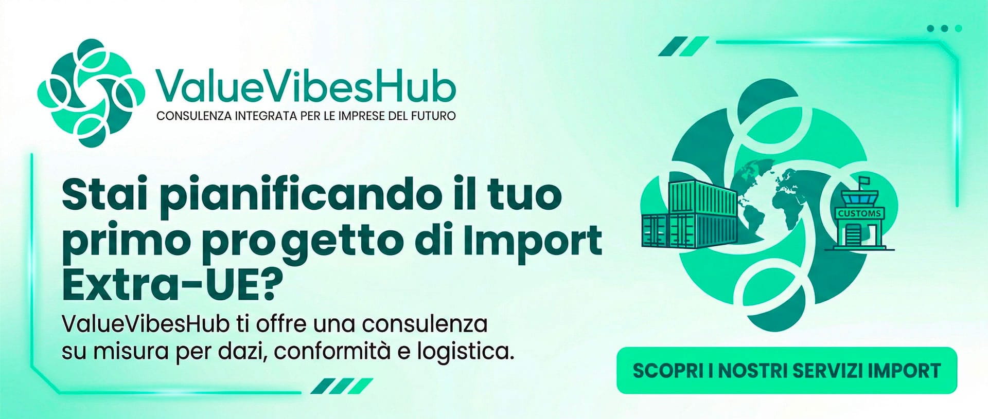 import e internazionalizzazione